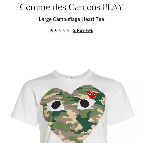 Commes des Garçons PLAY Cotton Tee - Picture 4 of 4